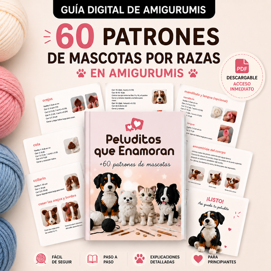 Peluditos que enamoran: +60 patrones de mascotas